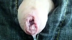 Precum Dripping Out Of My Cock