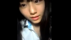 Attractive Korean girl's amateur self video