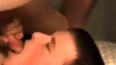 Self sucking twink cums on his face