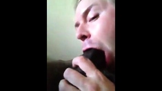 White Guy Sucking BBC