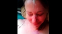 Amateur Cuties Girl Takes Facial