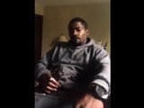 Thick Black Cock Cumming a Nice Load