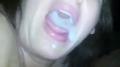 Suburban Mom Laura Eats Hubby's Cum