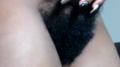 black hairy