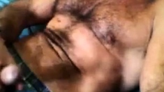 Moustache dady jerking off (no cum)