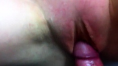 fucking my new slut on her office desk - close up