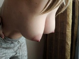 Big natural tits are shaking with desire