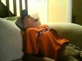 Slim Str8 Thug Boy enjoys Dad's BJ