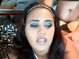 Chunky Chick Fucked With Panties On