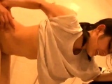 Amateur Asian does doggystyle with boyfriend