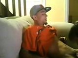 Slim Str8 Thug Boy enjoys Dad's BJ