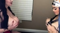 Leann amateur beautiful brunette with big boobs