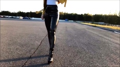 Big boobs amateur hottie sex outdoor in public