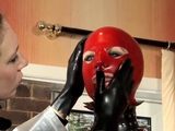 pleasing fetish anal actions with latex and bdsm