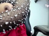 Busty brunette bitch with big boobs