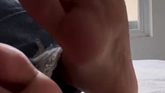 Foot Fetish jerk off Solo cyruz