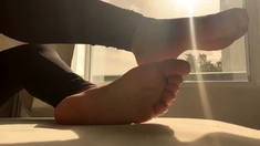 Beautiful Brunette Foot Fetish