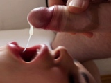 Amateur MILF blowjob cumshot
