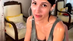 Amateur Teen georgeus brunette 2