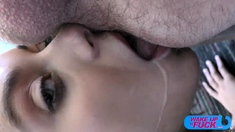 Fatty girl who loves big cocks warms up for a hardcore sex