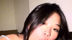 Asian blowjob with cumshot