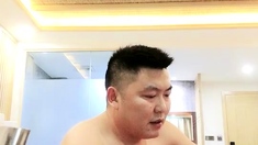 Amateur gay Asian boy jerking off