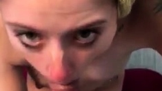 Amateur Teen Blowjob Under the Cover