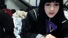 Brunette Solo Webcam Masturbation