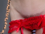 Close up funny cock jerking