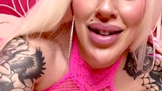 Amateur blond girl with big boobs getting fucked