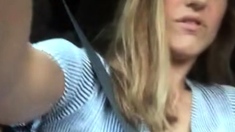 Amateur Blonde Fingering on Camera