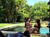 Fake agent fuck brunette amateur babe outdoor