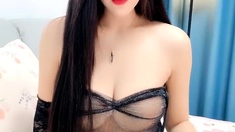 Amateur Asian Webcam Strip Masturbation