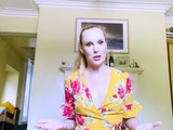 Gorgeous Mature Blonde Solo Masturbation