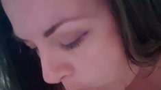 Pretty Brunette Well Fuck Big Cock