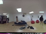 Amateur Big Titted Brunette Get Fucked On The Couch