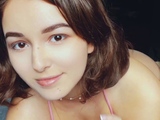 amateur teen multitasking with toys