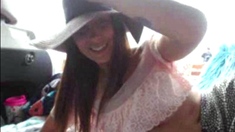 Amateur striptease and Solo masturbation