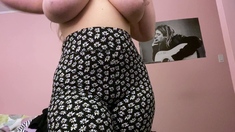 Great Big Boobs On Masturbating Redhead