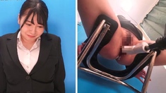 Japanese teen toys tight pussy before fucking