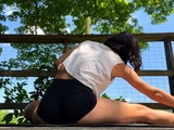 Amateur milf outdoors blowjob and fucking