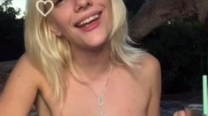 Kenna James - Nude Pool Live Stream Fingering