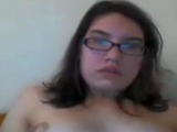 Hairy Amateur Babe Masturbating on Webcam