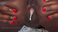 Busty amateur GF sucks and fucks with creampie