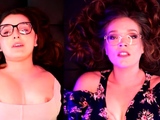 Bareback anal sex with flaming brunettes with big boobs