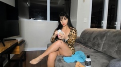 Hot Brunette Gives You A Nice Close Up Masturbation