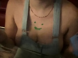 Amateur striptease and Solo masturbation