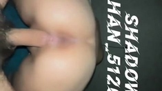 Close up ass creaming