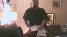 Verbal White Thug Spunks Black Crossdresser's Face