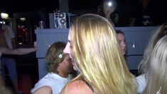 Chicks go wild and topless at clubs